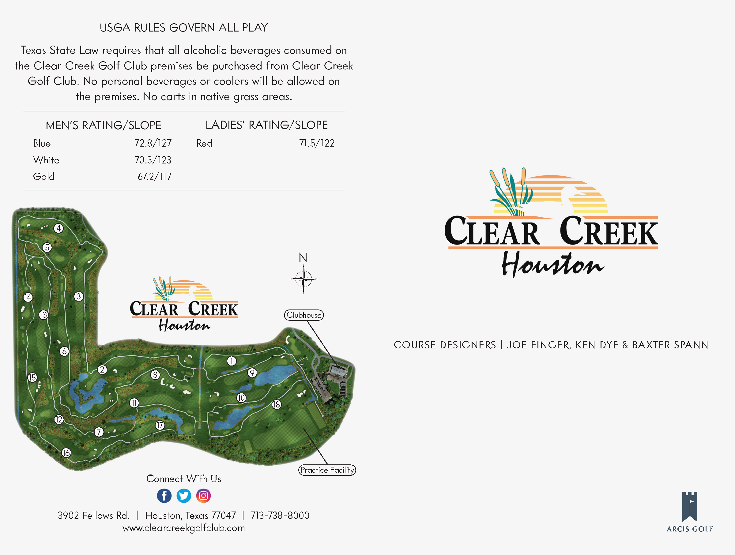 Clear Creek Golf Course, Houston, Texas Golf course information and